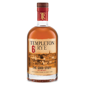 Bourbon Us Whiskey: Templeton Rye 6 Year Old Rye Whiskey 700ml