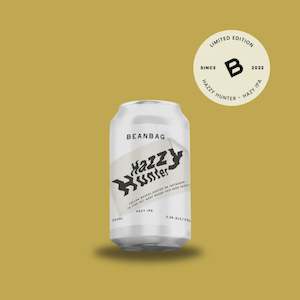 Bean Bag Brewery x Hazzy Hunter Hazy IPA 6-Pack cans