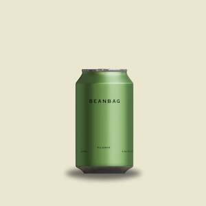 Beer: Bean Bag Brewery Pilsner 6-Pack cans