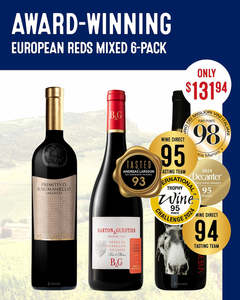 Premium Award Winning European Reds Mixed 6