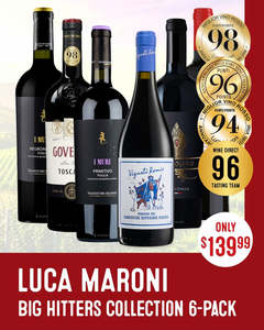 Mixed Red Cases: Luca Maroni Big Hitters Red 6 pack