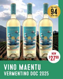 Vermentino: Vino Maentu Vermentino DOC 2025