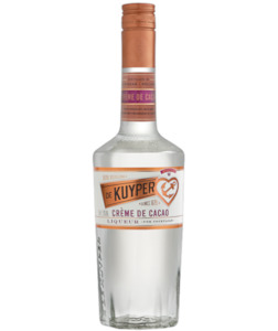 Liqueur: De Kuyper Creme De Cacao White Liqueur