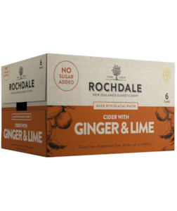 Products: Rochdale Ginger & Lime Cider 6x 330ml