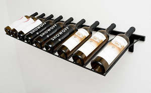 Wall Mounted Wine Racks: The Presentation Rack - 9 Bottles