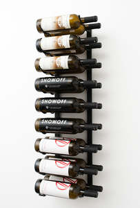 Wall Mounted Wine Racks: Double Depth Starter - 18 Bottles