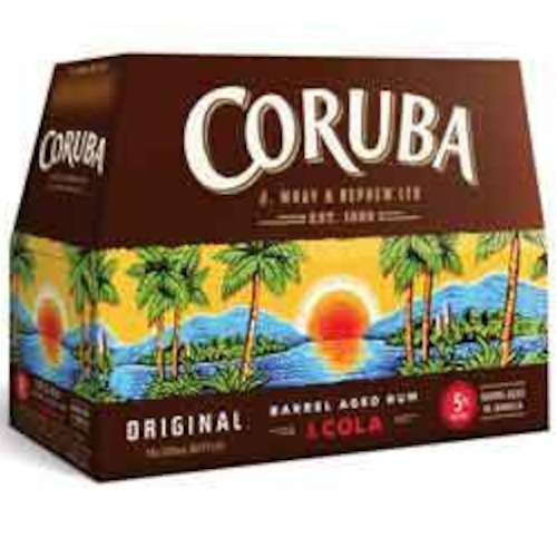 Products: Winespot Target Road » Coruba & Cola Rum rtd 5% 10pk Btls