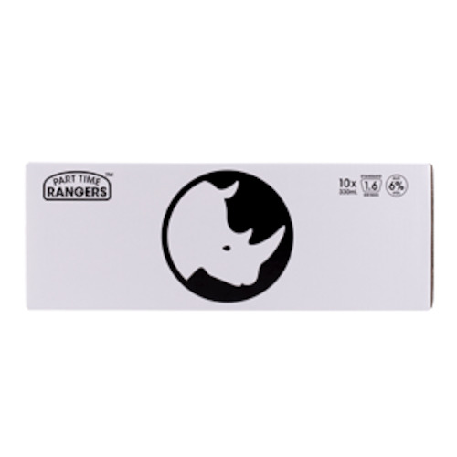 Winespot Target Road » White Rhino Gin, Lemon & Spklng Water 10pk 330ml cans