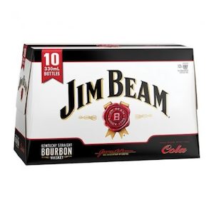 Winespot Target Road » Jim Beam and Cola 10pk Btls