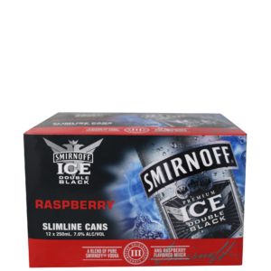 Products: Winespot Target Road » Smirnoff Raspberry 12pk 250ml cans