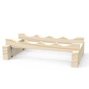 4 Bottle Modular Wine Rack