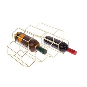 New Items: 9 Bottle Hexagonal Wine Storage Rack