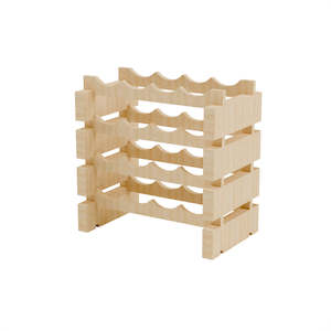 Gift Sets: 12 Bottle Modular Wine Rack Kit (4 Bottles Wide X 3 Bottles High)