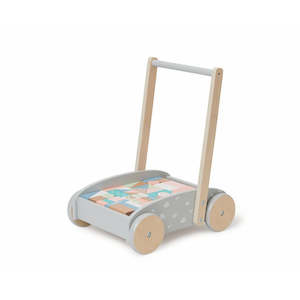 Walkers: Bubble Wooden Baby Push Cart & Walker