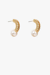 Jewellery: Antler Clara Earring Gold