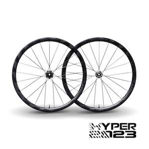 Wheels: Lún: HYPER Gen2 D33 (35 F & R) Disc Brake Carbon Wheelset