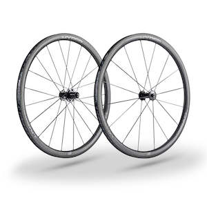 Wheels: Lún: HYPER Gen2 SE R33 (35 F & R) Rim Brake Carbon Wheelset