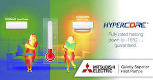 Mitsubishi Floor Console: Mitsubishi Electric HyperCore KW50 Floor Console Heat Pump (includes installation)