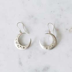Simplicity Collection: Moon Star Earrings