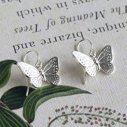 Garden Creatures: Butterfly Earrings