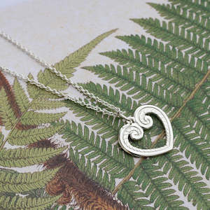 Koru Heart Necklace
