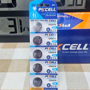 CR2016 5pce Lithium PKCELL