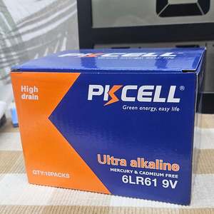Batteries: 9 Volt 10pce hang sell PKCELL