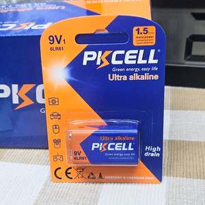 Batteries: 9 Volt hang sell PKCELL
