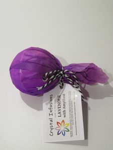 Crystal Infusion Bath Bomb Amethyst Wisdom is Yours