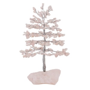 Rose Quartz Crystal Tree Rose Quartz Base Wisdom is Yours