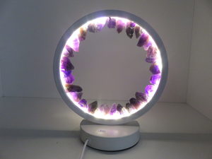 Amethyst Circle Lamp Wisdom is Yours