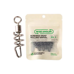 Fishing Swivels: Screwed Snap Rolling Swivel