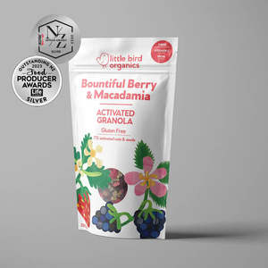Little Bird Activated Granola - Bountiful Berry & Macadamia 350g