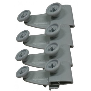 Dishwasher: Roller Assy Kit Upper Basket Pkt 4