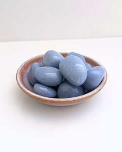 Products: Angelite Tumble Peace & Connection With Energy