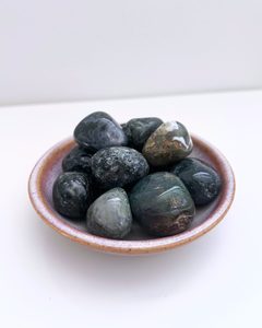 Products: Moss Agate Tumble Growth & Stability With Energy
