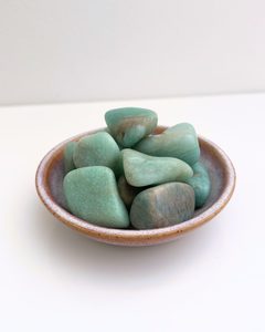 Products: Amazonite Tumble Calm & Communication With Energy