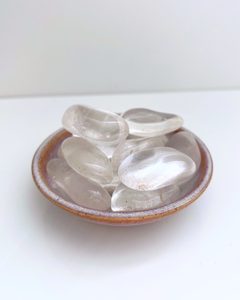 Clear Quartz Tumble Amplification & Clarity With Energy