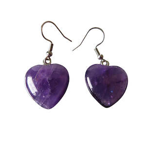 Jewellery: Crystal Heart Earrings