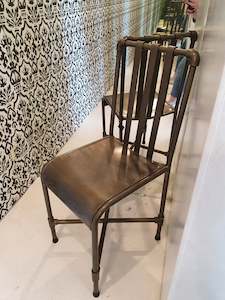 Moving Sale: Metal Chair