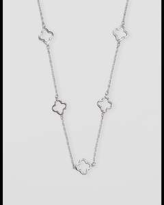 Cutout Flower Necklace