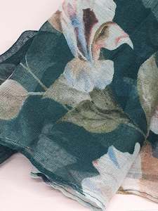 Hats Scarves: Fine Floral Scarf