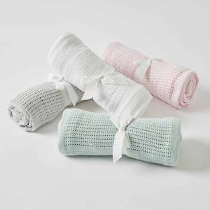 Pilbeam Living: Cellular Baby Blanket