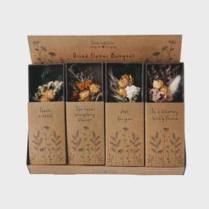 Homewares: Dried Flower Bouquet Boxed