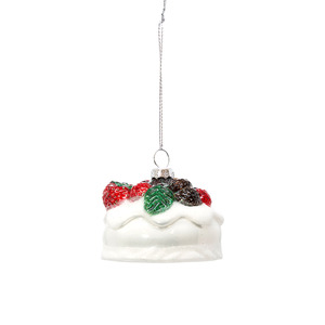 Christmas: Glass Kiwi Christmas Decoration