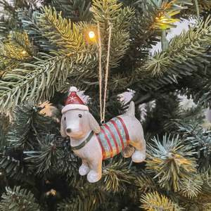 Sausage Dog Hanging Decoration