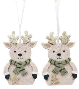 Felt Reindeer Decoration