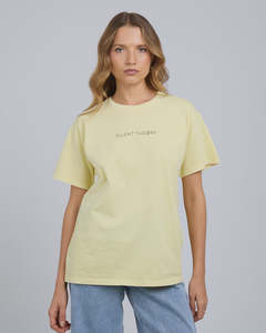 Tops: Logo Tee  Lemon