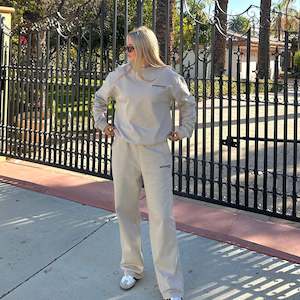 Unisex Crew Track Set - Sandshell