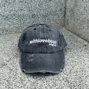 Vintage Grey Distressed Cap